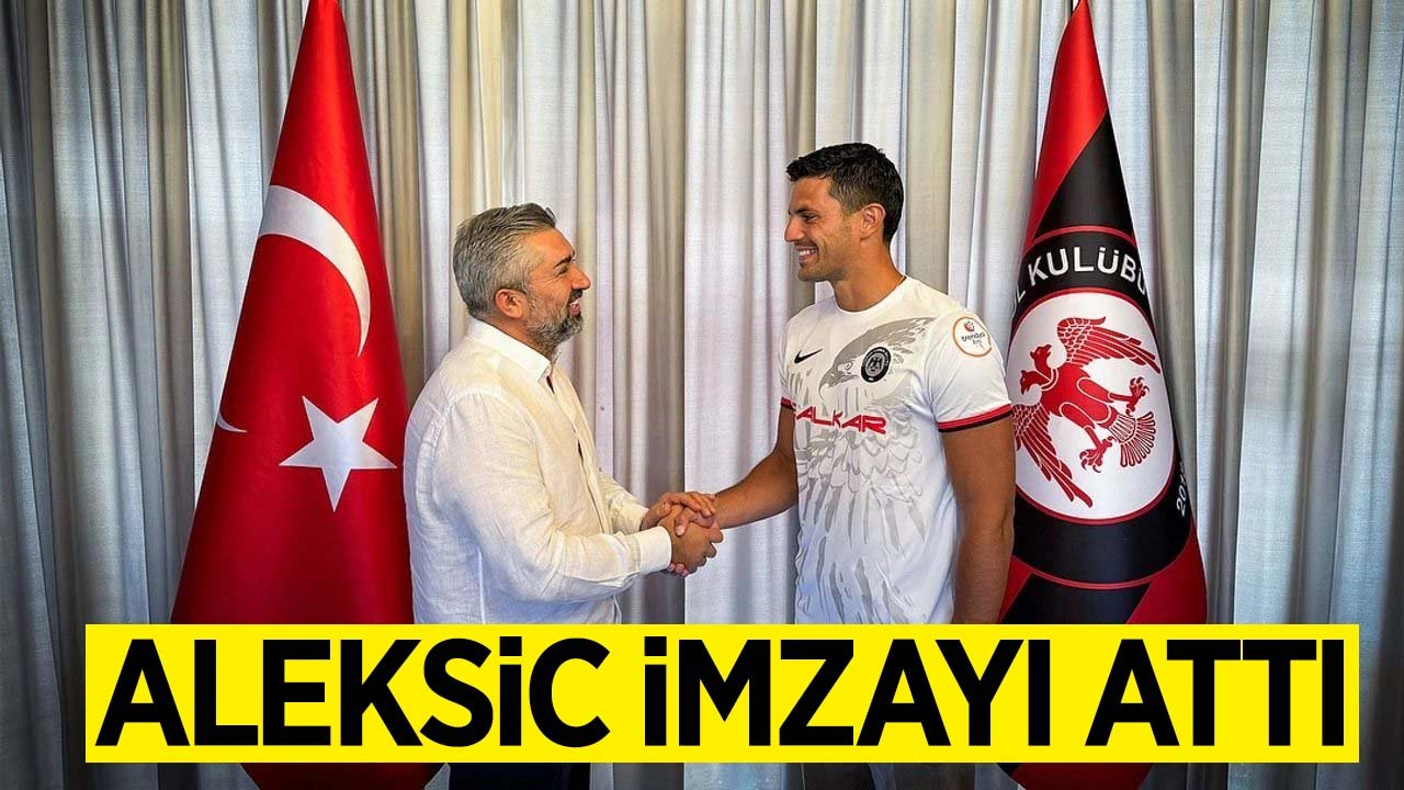 Konyaspor'dan ayrılan Danijel Aleksic resmen Çorum FK'da