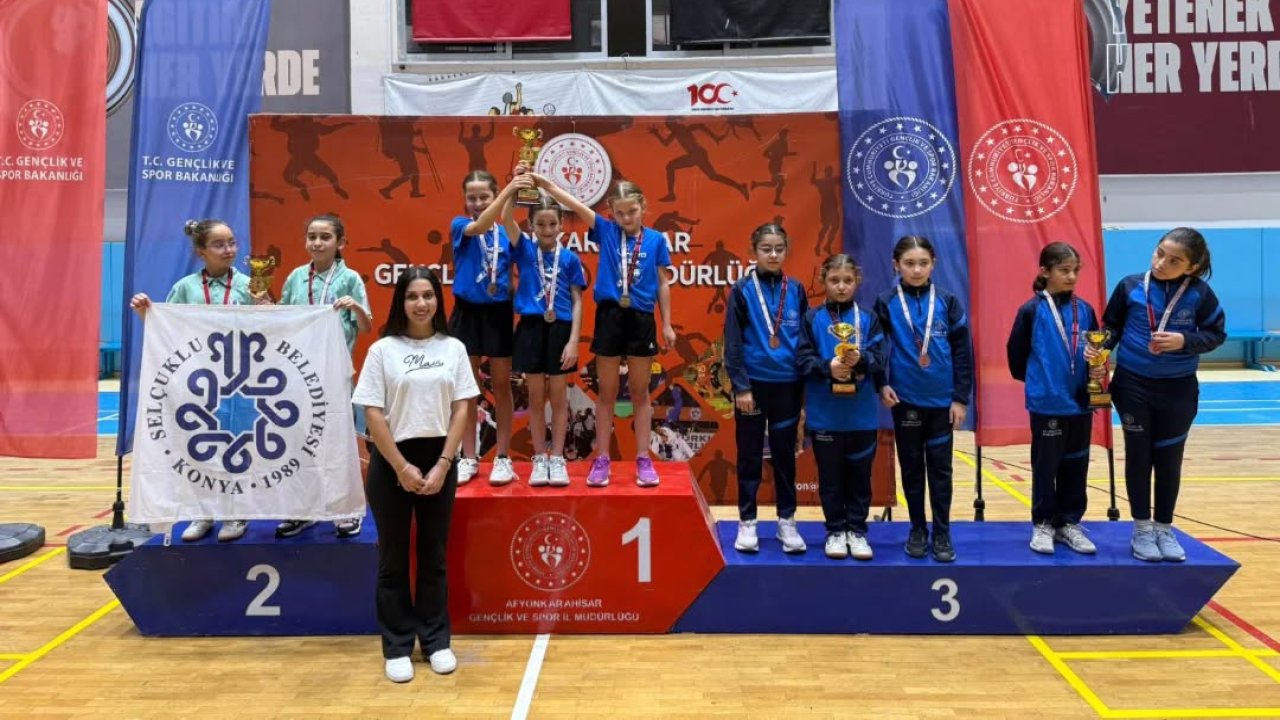 Konya’nın minik raketleri Türkiye şampiyonası yolunda!