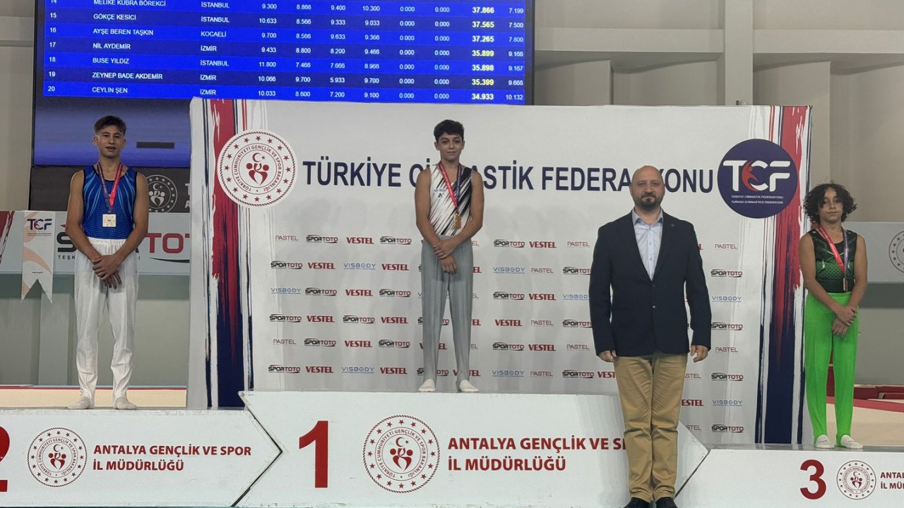Artistik cimnastikte Mevlüt Kağan Soylu’dan büyük başarı!