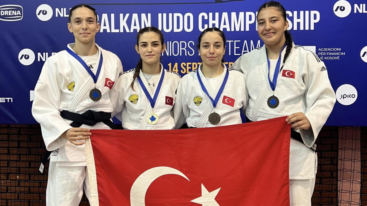 Konya’nın judocuları Balkan Şampiyonası’nda madalyaları topladı