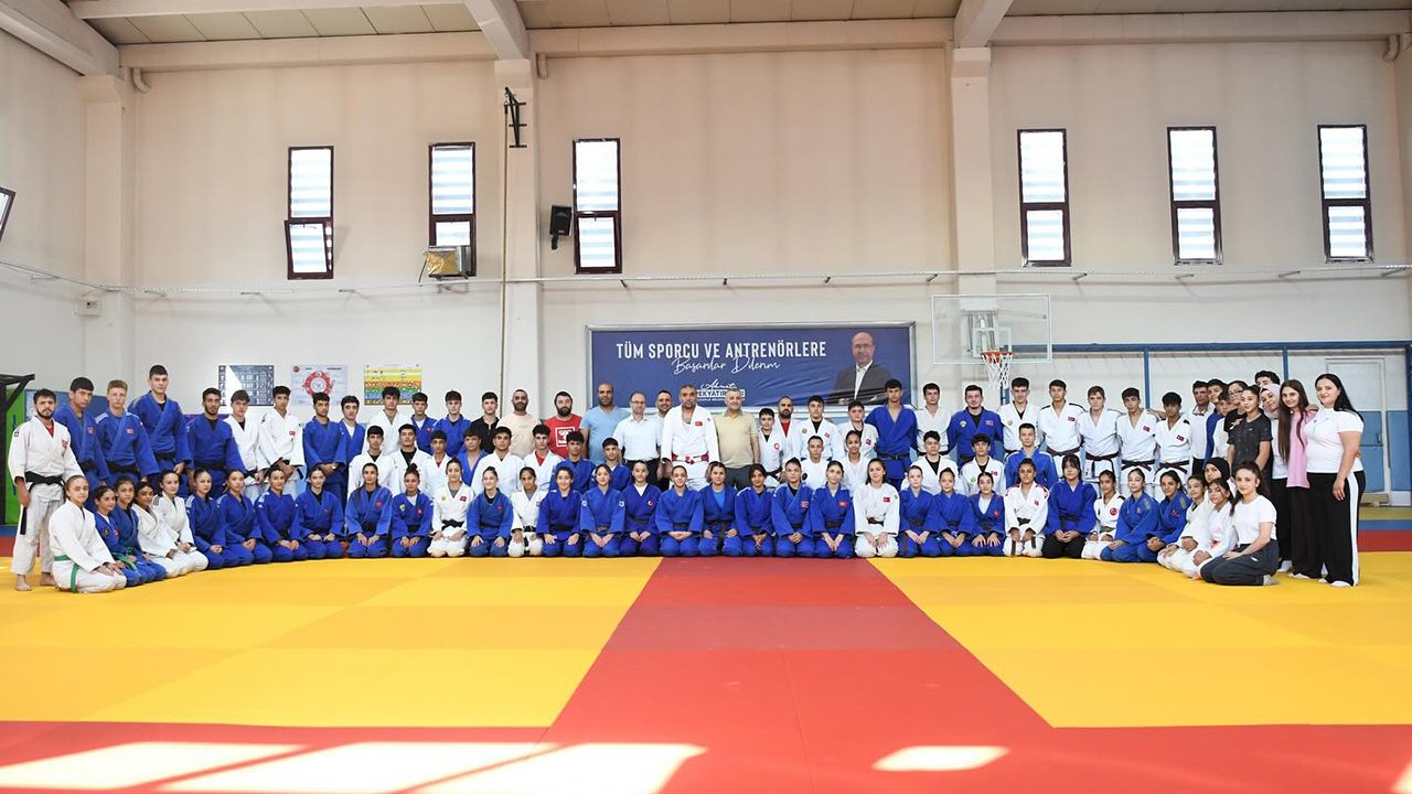 Selçuklu’da judo kampı heyecanı: Genç sporcular bir araya geldi