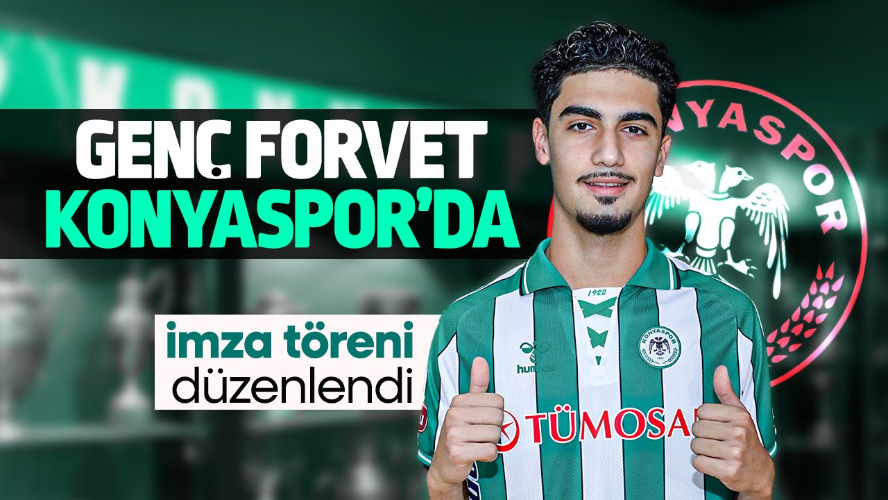 Konyaspor genç forvet için imza töreni düzenledi