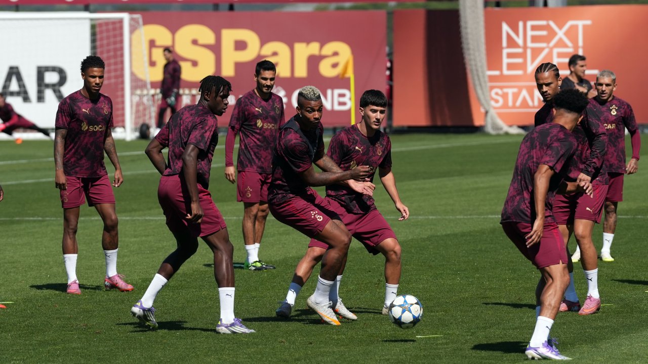 Galatasaray, Eintracht Frankfurt maçının hazırlıklarını tamamladı