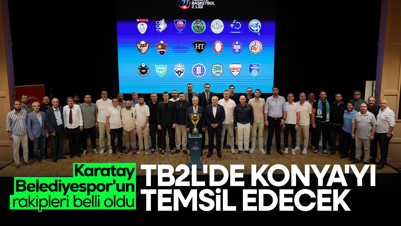 Karatay Belediyespor Konya'yı TB2L'de temsil edecek: Rakipler belli oldu