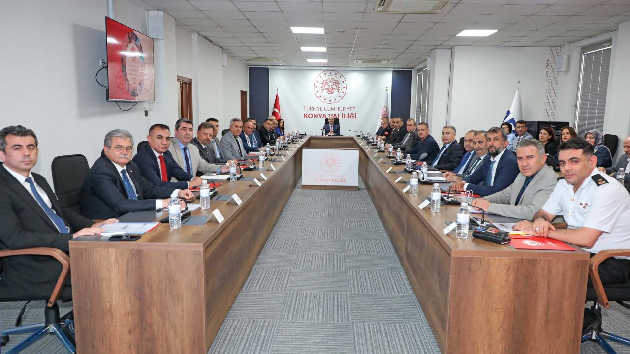 Vali İbrahim Akın başkanlığında toplandı!