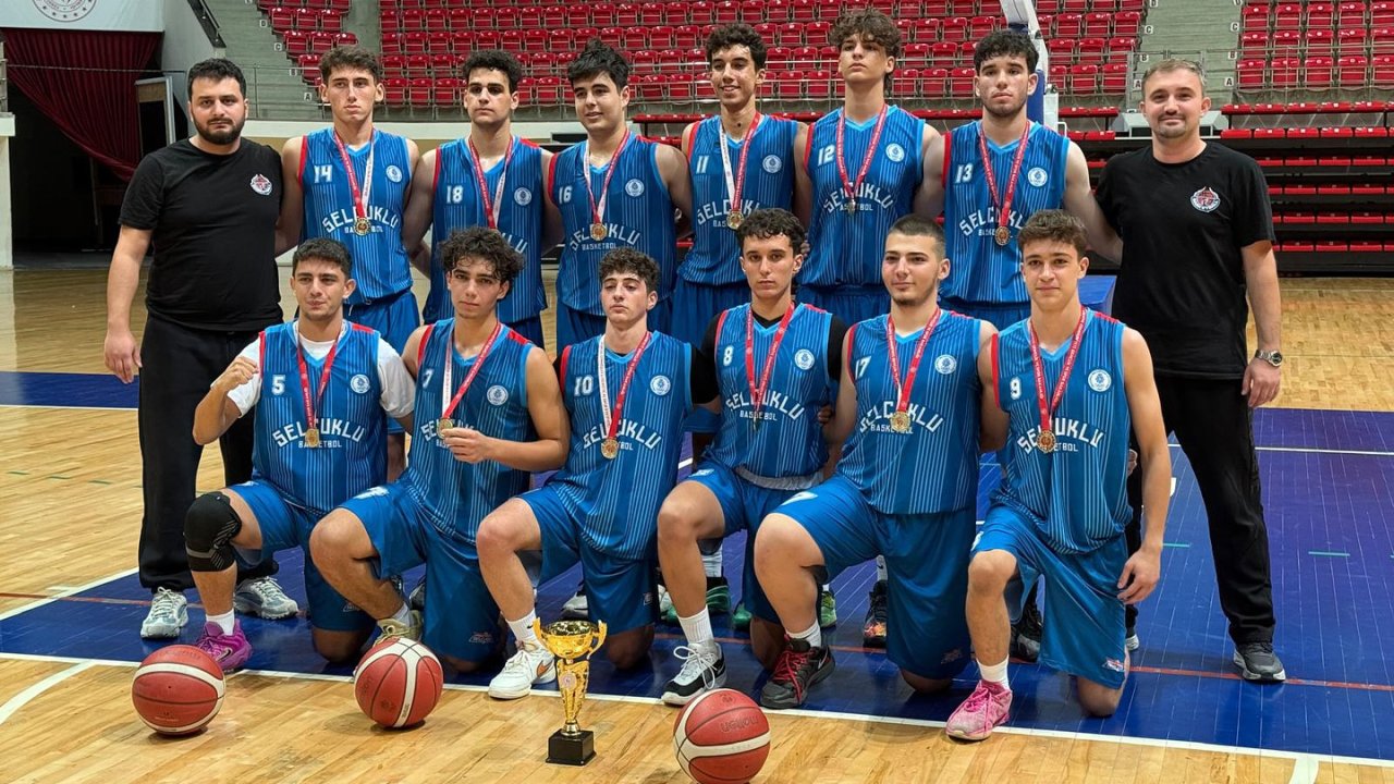 Selçuklu Belediyespor U18 Basketbol Takımı, Teşvik Kupası’nda zirveye çıktı