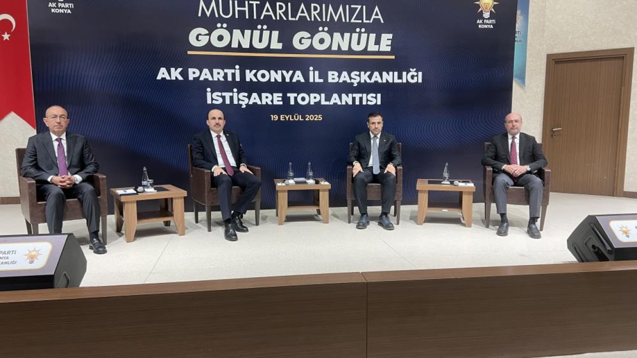AK Parti Konya Muhtarla buluştu! Gönül Gönüle programı düzenlendi