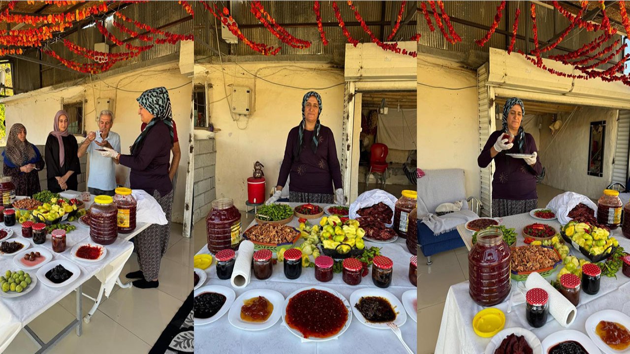 Siparişlere yetişemiyor! Biberden reçel yaptı!