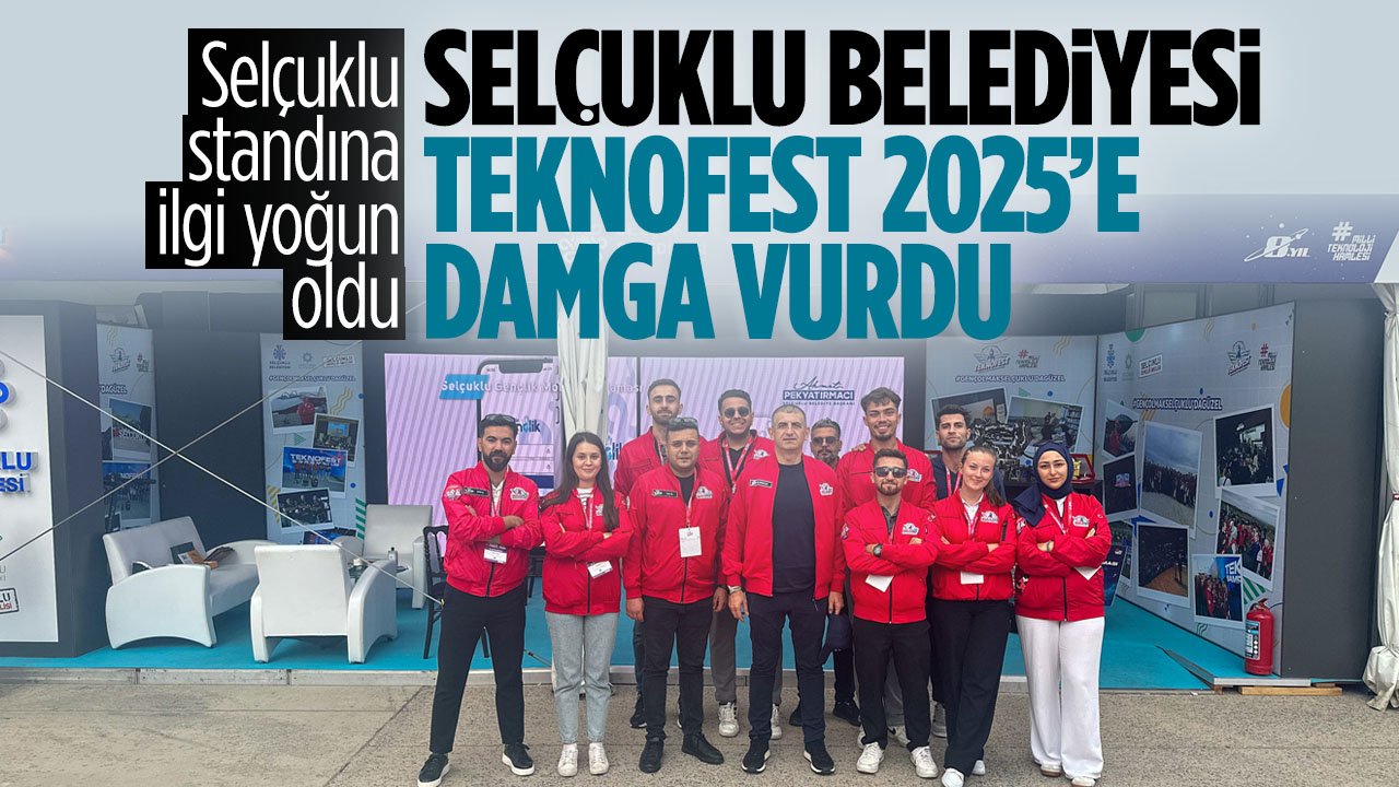 TEKNOFEST 2025'te Selçuklu Belediyesi standına yoğun ilgi