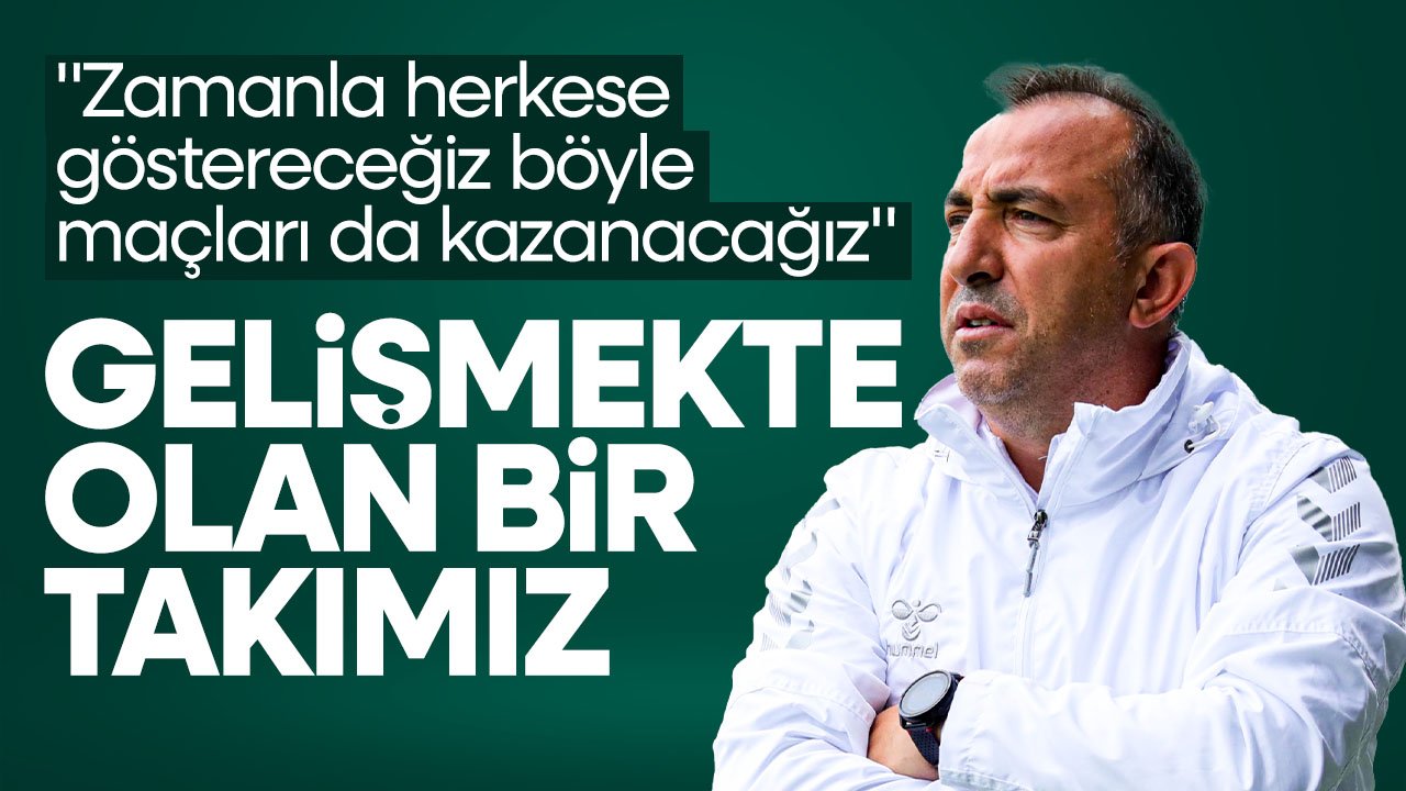 Recep Uçar takımına güveniyor: "Zamanla böyle maçları da kazanacağız"
