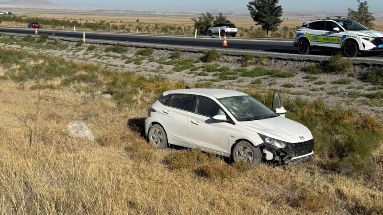 Karapınar'da trafik kazası: 1 kişi yaralandı