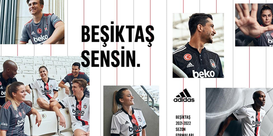 Beşiktaş'ta yeni sezon forma tanıtımı yapıldı