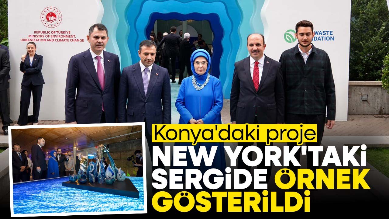 New York'taki sergide Meke Gölü’nü kurtaracak Atık Su Arıtma Tesisi örnek gösterildi