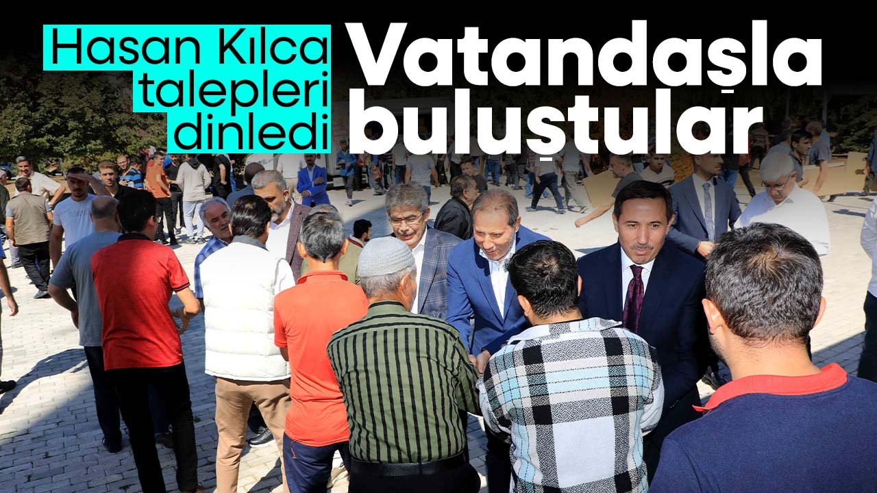 Hasan Kılca Fevzi Çakmak Mahallesi’nde vatandaşların taleplerini dinledi