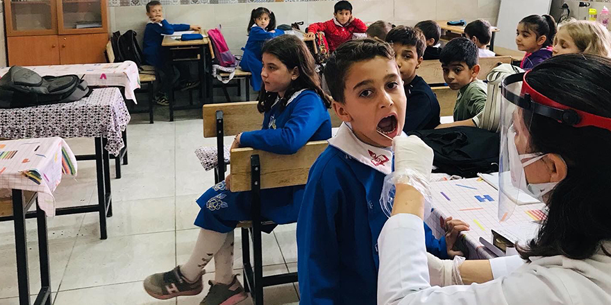 Seydişehir'de anaokulu ve ilkokul öğrencilerine ağız ve diş sağlığı eğitimi