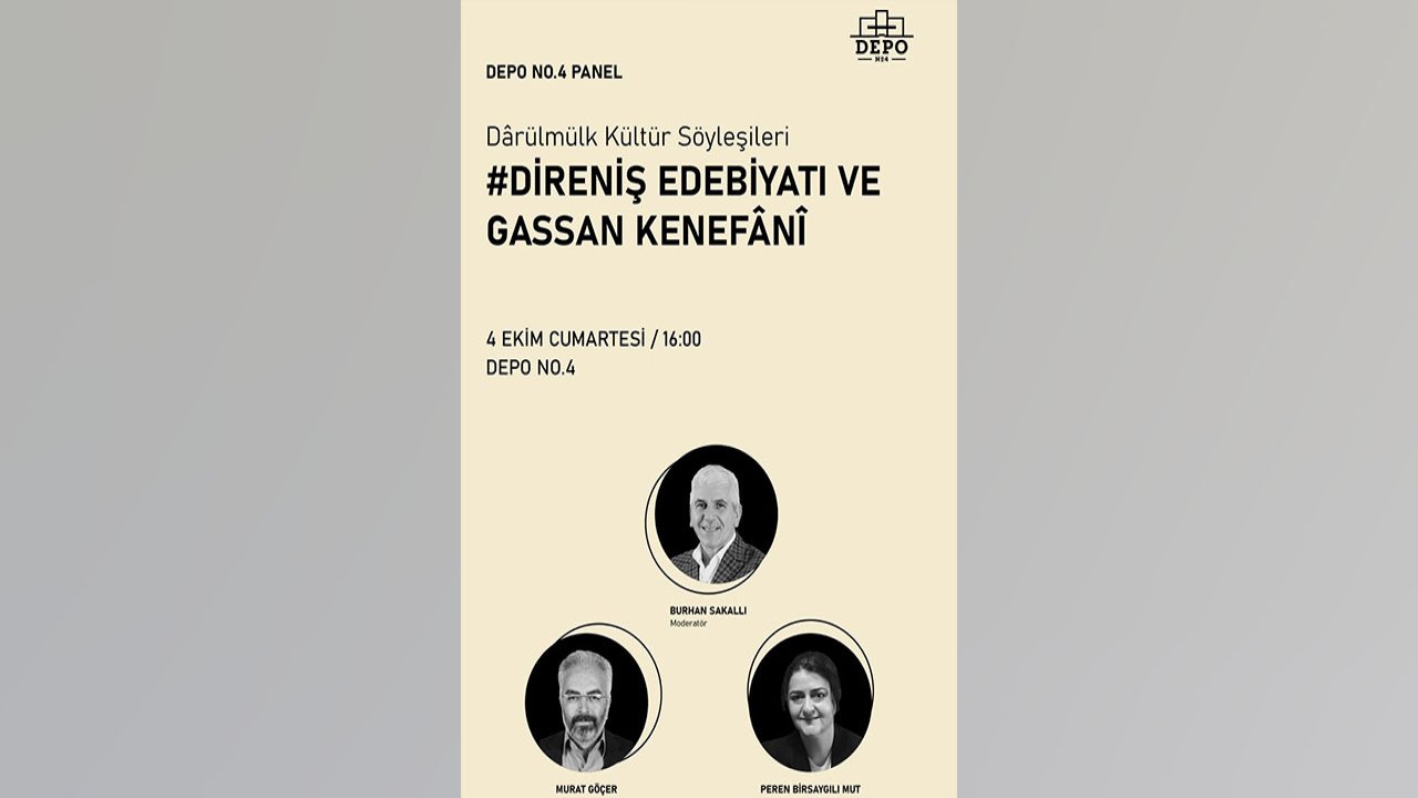 Dârülmülk Kültür Söyleşileri Yeni Sezonuna “Direniş Edebiyatı” ile başlıyor!
