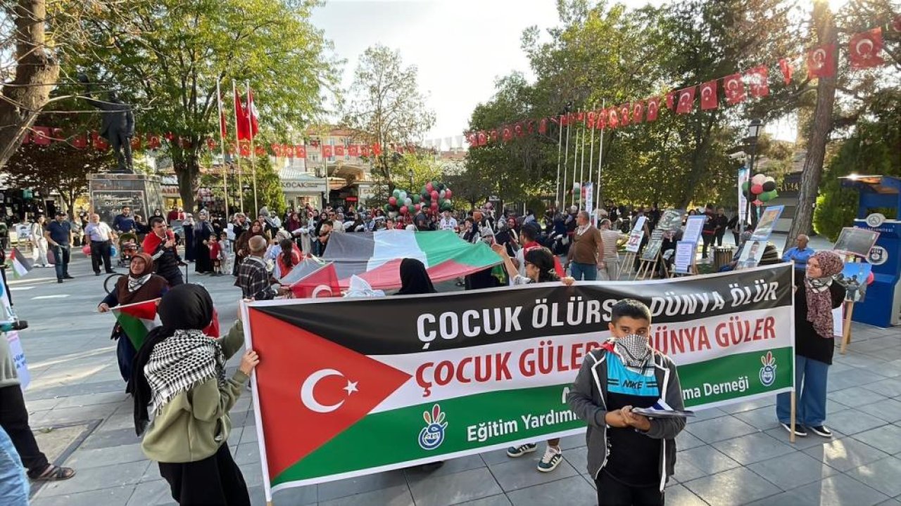 Karaman Gazze için tek yürek oldu!