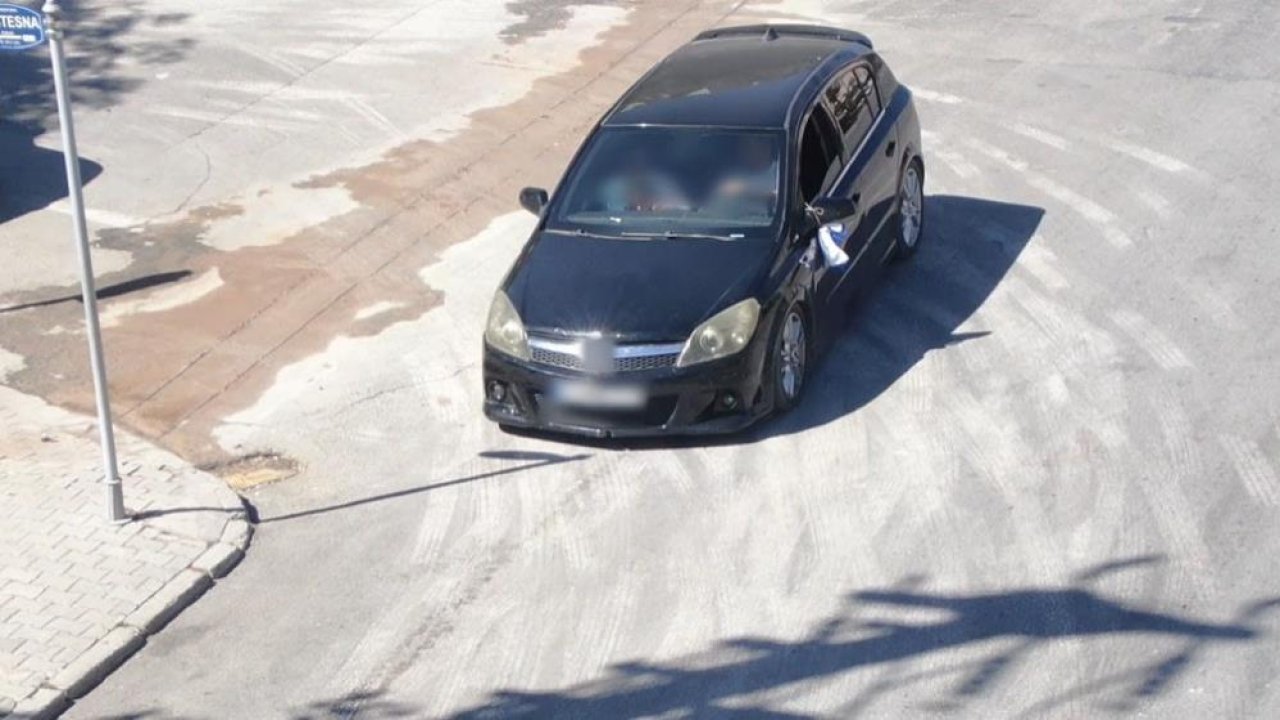 Konya'da ehliyetsiz sürücü dronlu polisten kaçamadı