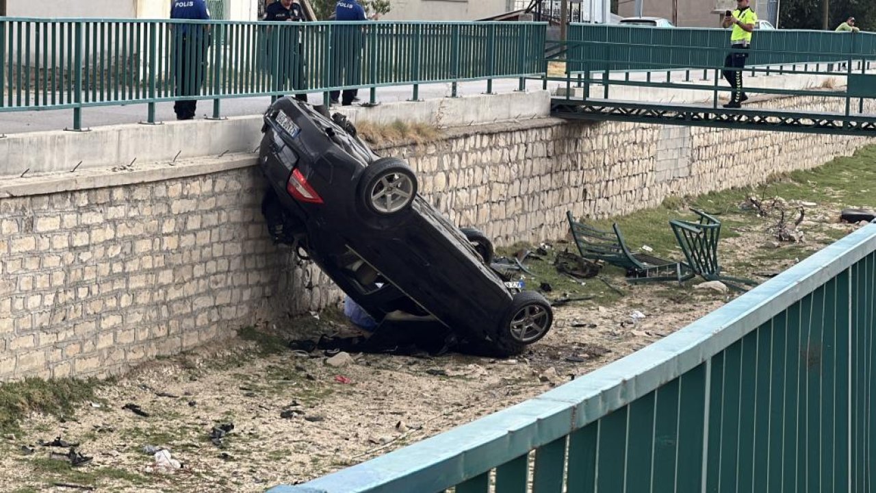 Konya Meram'da araç kanala uçtu! Genç kız hayatını kaybetti