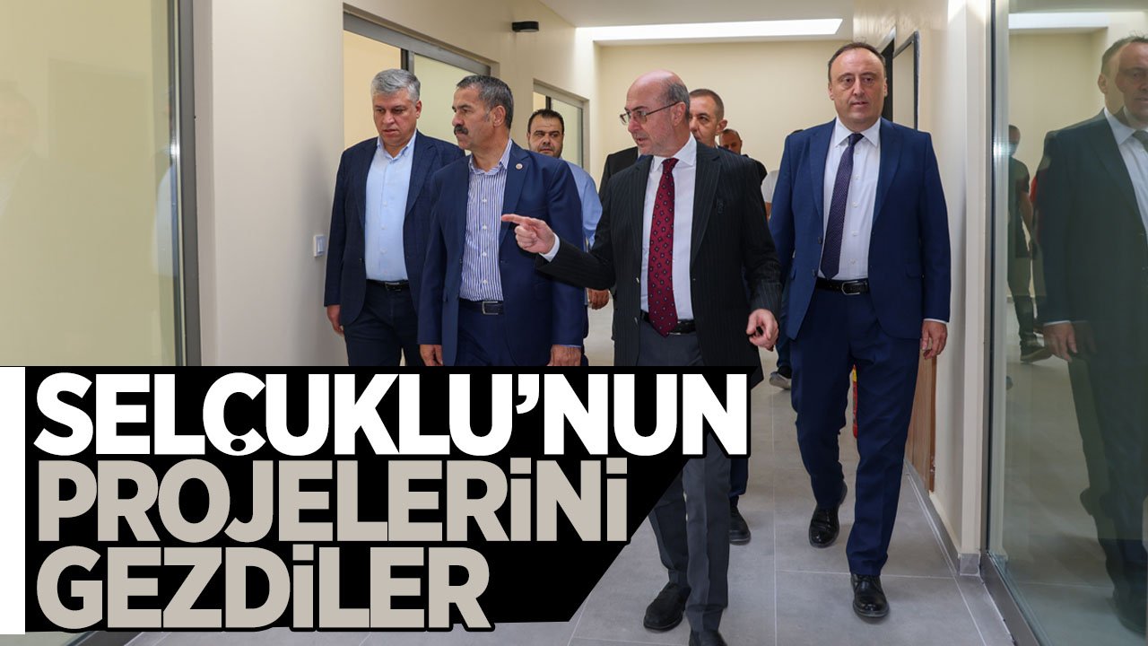 Ahmet Pekyatırmacı Milletvekili Yaman'la Selçuklu'nun projelerini gezdi