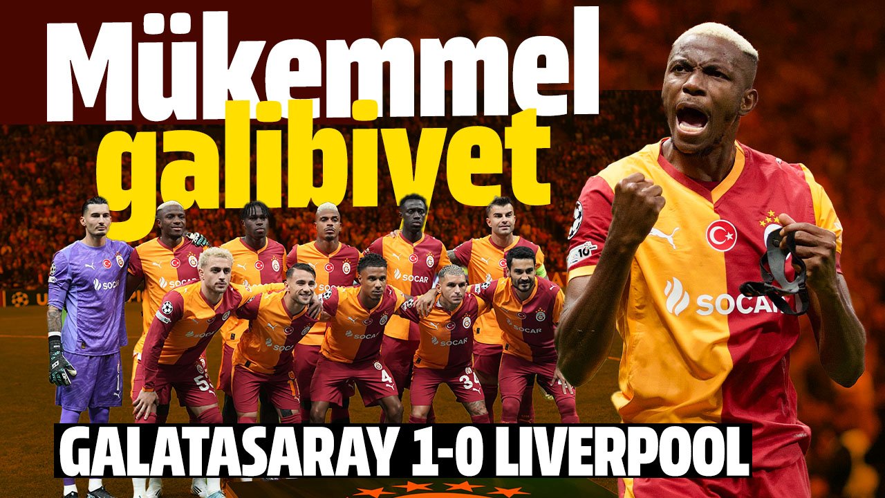 Galatasaray sahasında Liverpool'u 1-0 mağlup etti