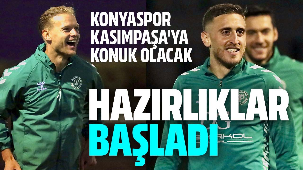 Konyaspor'da Kasımpaşa maçının hazırlıkları başladı