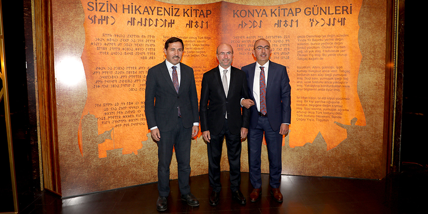 BAŞKANLAR, KONYA KİTAP GÜNLERİ’Nİ ZİYARET ETTİ