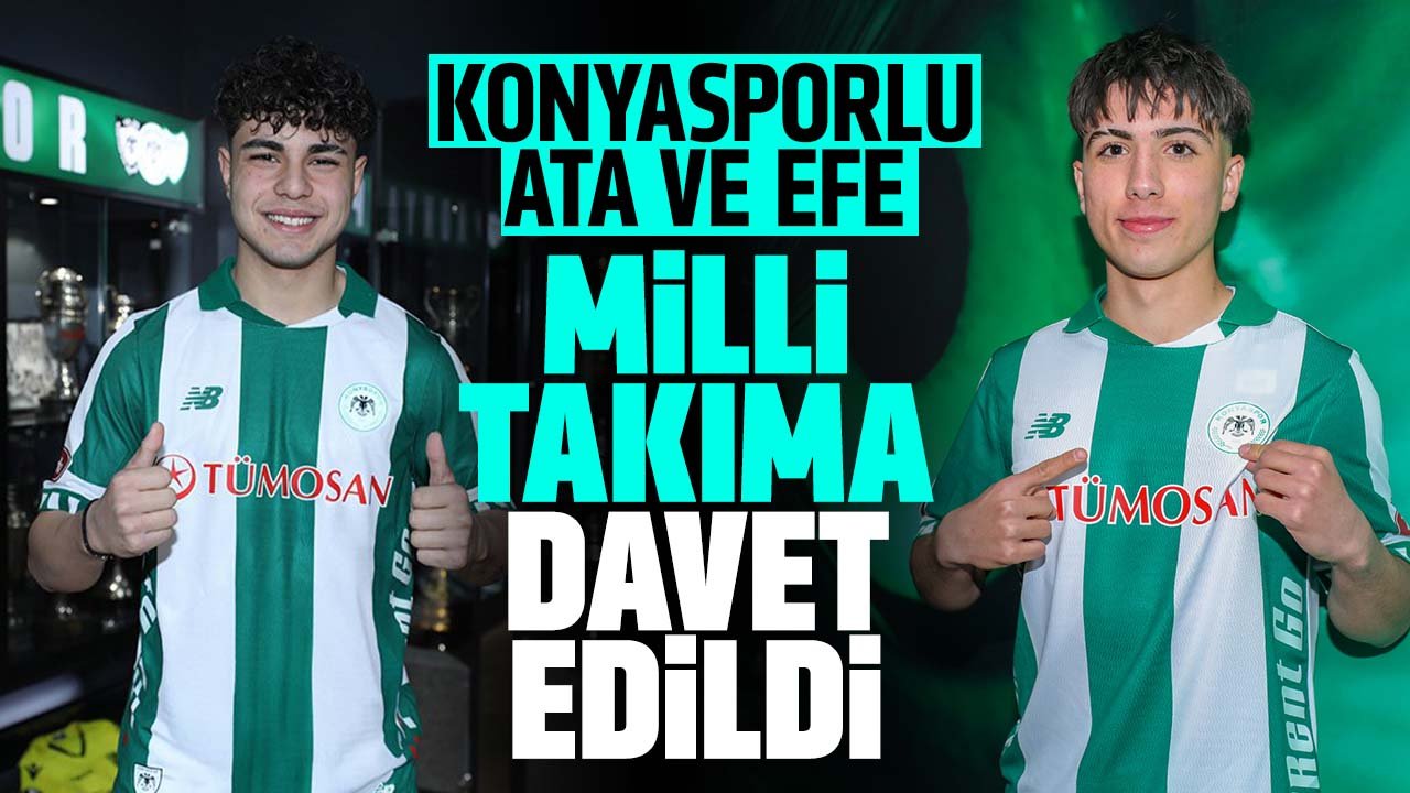 Konyaspor'un gençleri milli takıma davet edildi