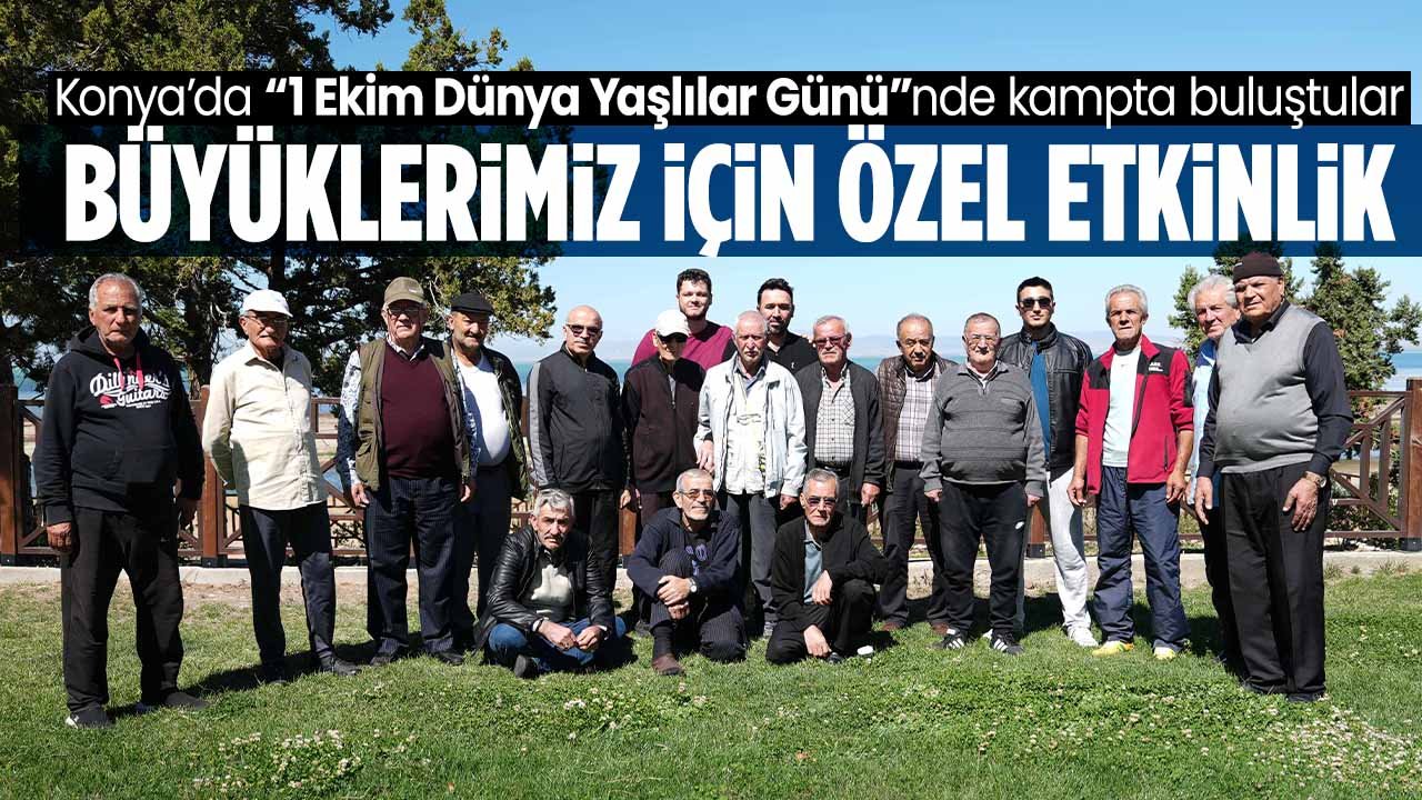 Konya'da huzurevinde kalan büyüklerimiz için özel etkinlik