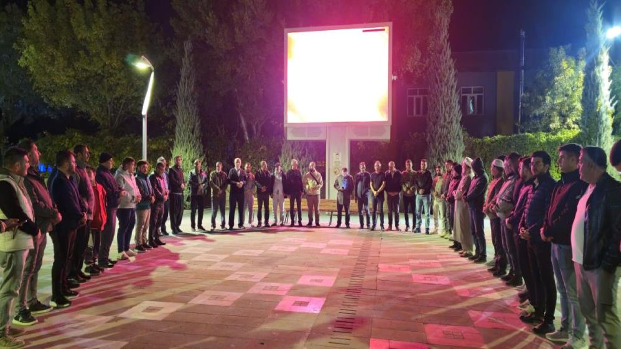 Karapınar'da Sumud Filosu'na destek