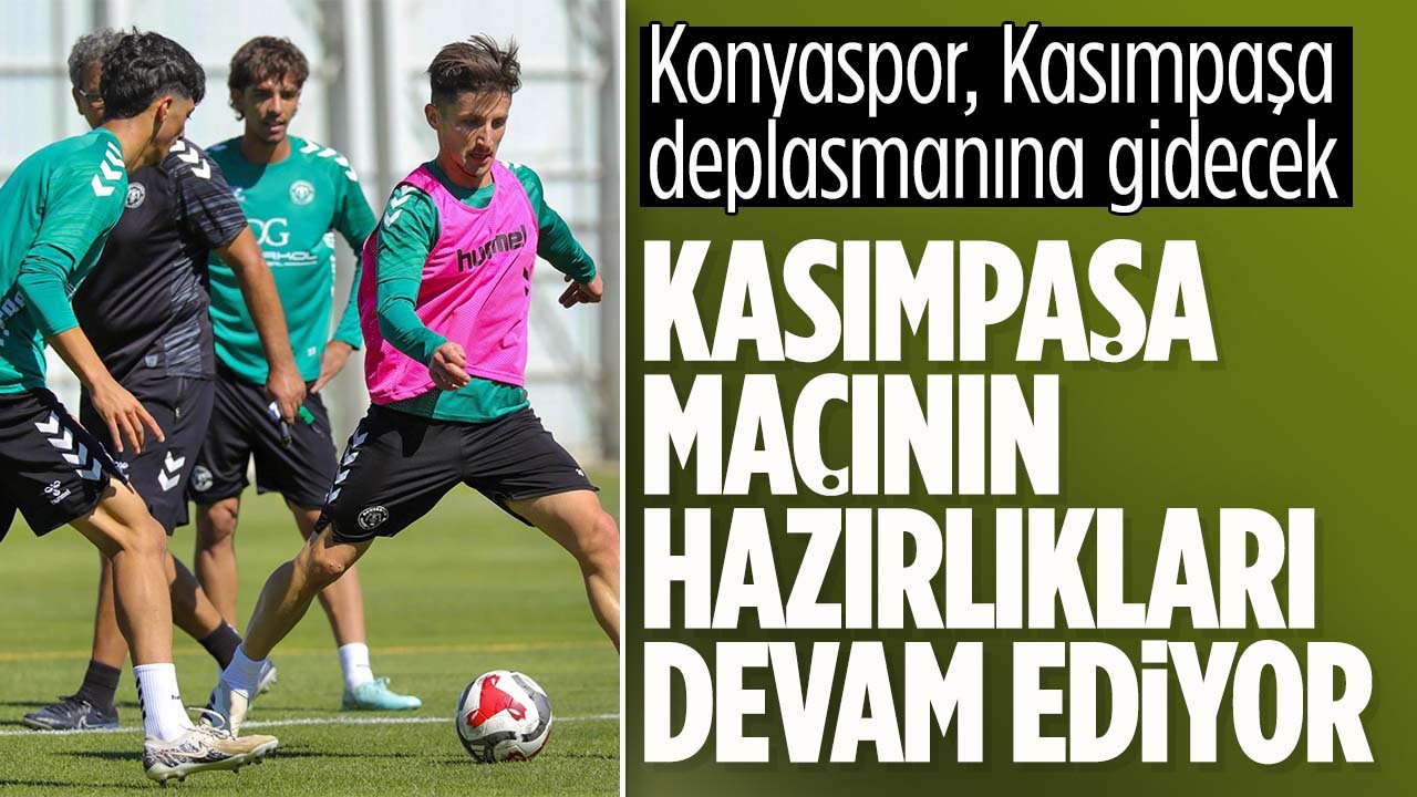 Konyaspor, Kasımpaşa maçının hazırlıklarına devam ediyor
