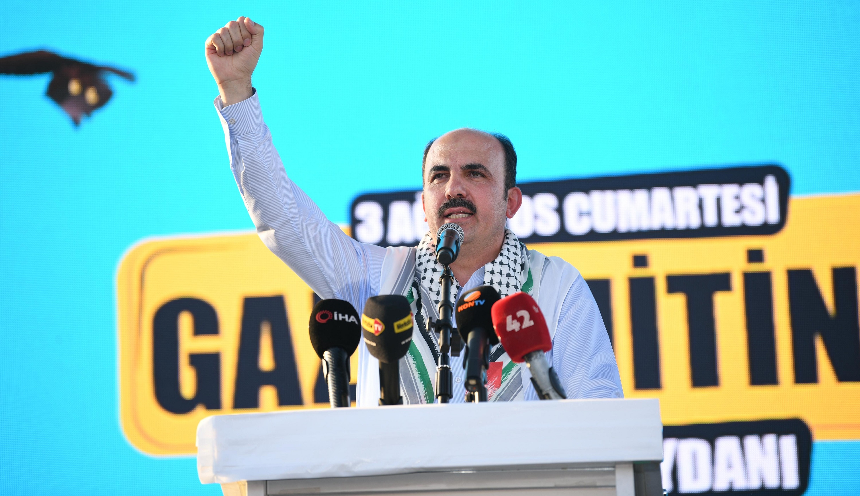 Başkan Altay'dan Gazze için yeni bir seferberlik çağrısı! Herkesi davet etti