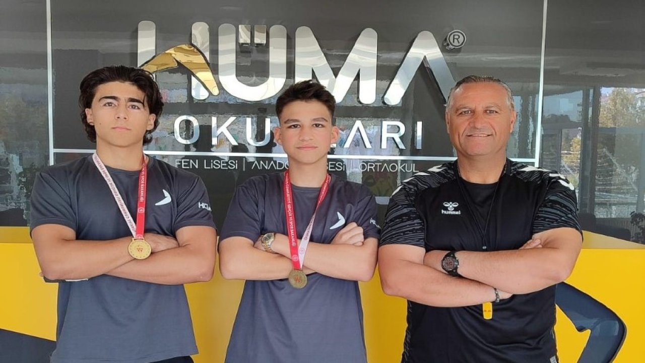 Hüma Okulları Sporda Yine Doludizgin