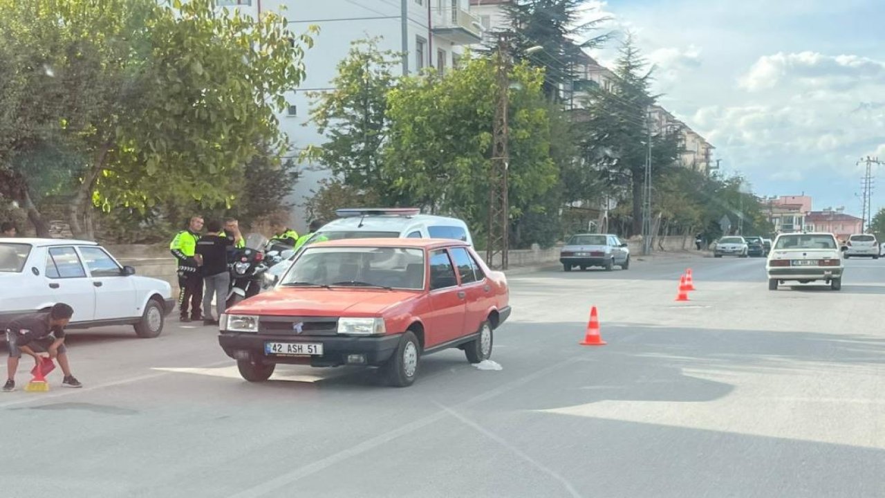 Beyşehir'de otomobilin çarptığı 8 yaşındaki çocuk yaralandı