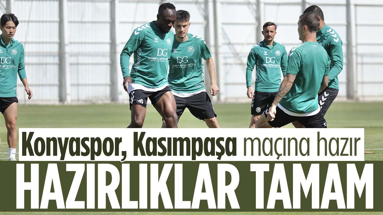 Konyaspor, Kasımpaşa maçının hazırlıklarını tamamladı