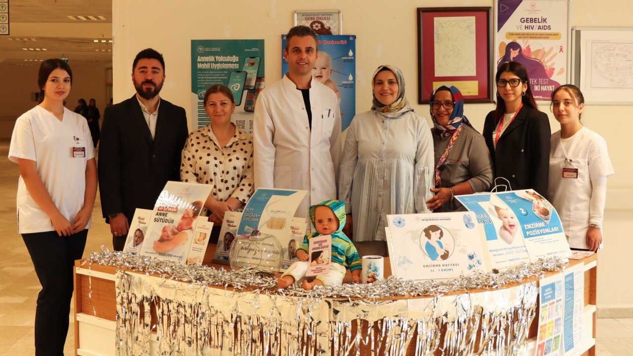 Konya'da bebek dostu hastanede anne sütünün önemi anlatıldı