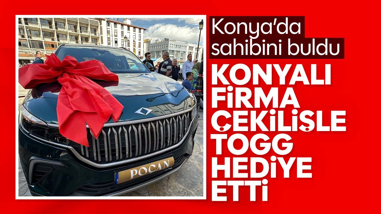 Konyalı firma çekilişle TOGG hediye etti