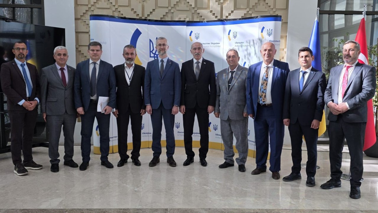 KONİAD Heyetinden Ukrayna Büyükelçisi’ne Ziyaret