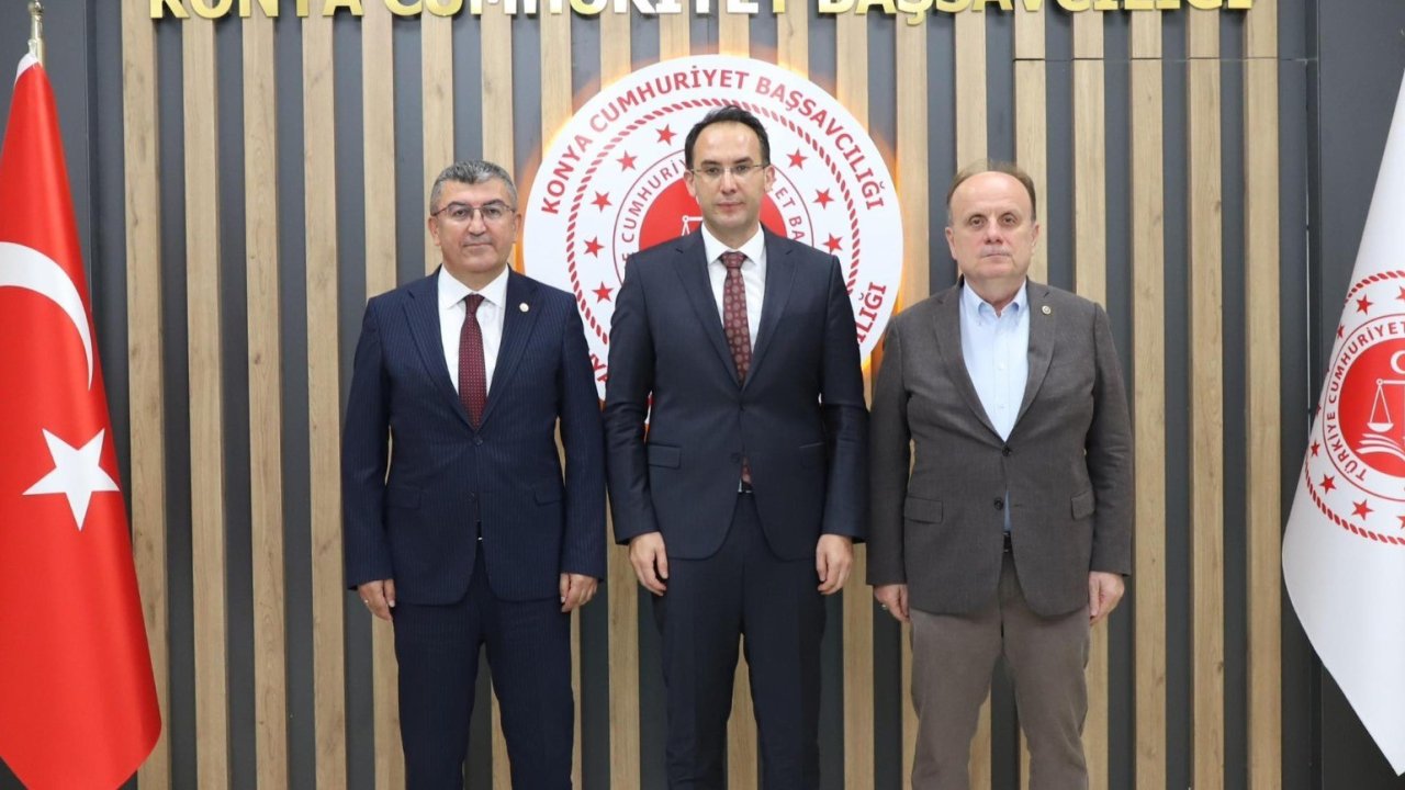 AK Parti Konya Milletvekilleri'nden Başsavcı Çoban'a ziyaret