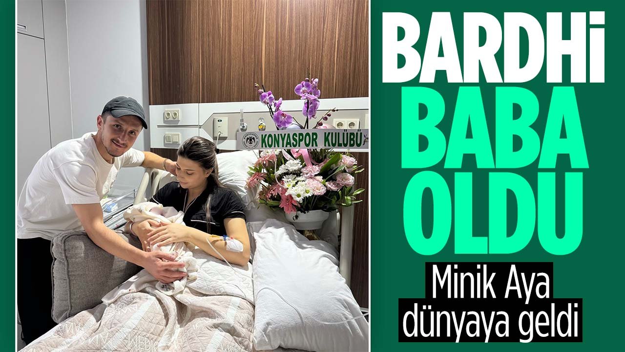 Konyasporlu orta saha Bardhi baba oldu