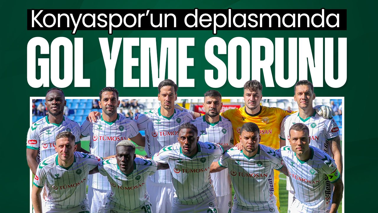 Konyaspor deplasmanda kalesini gole kapatamıyor