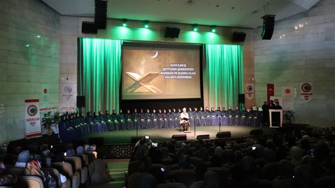 Konya'da 38 Hafize taçlandırıldı!