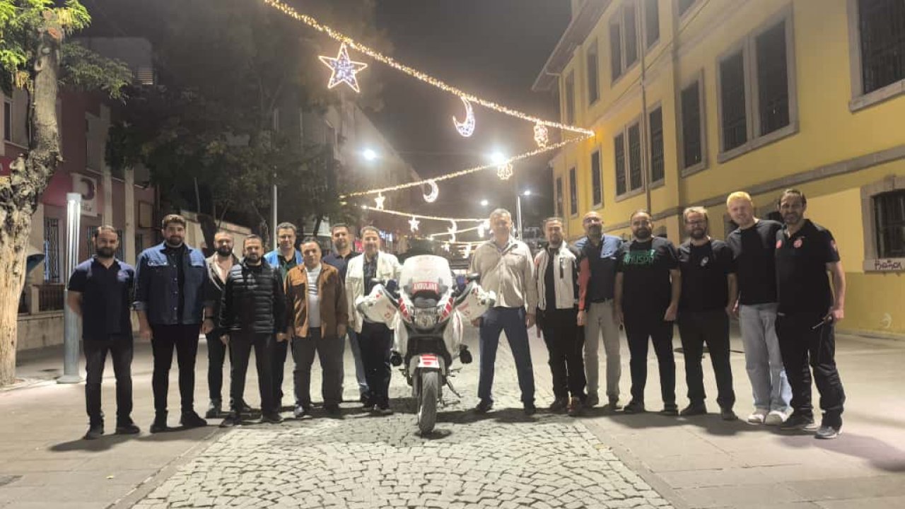 112 motorize ekibe gece mesaisinde moral ziyareti!