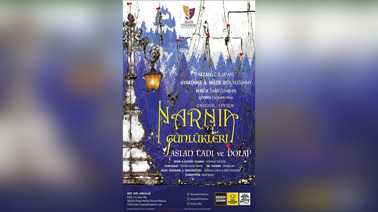 Konya’da fantastik bir yolculuk: Narnia Günlükleri Şehir Tiyatrosu sahnesinde!