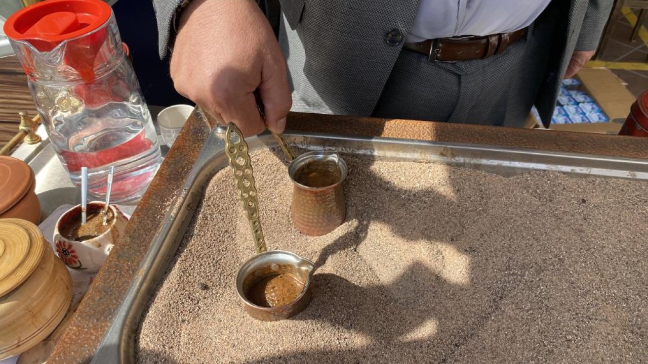 Kumda kahveye yoğun ilgi!