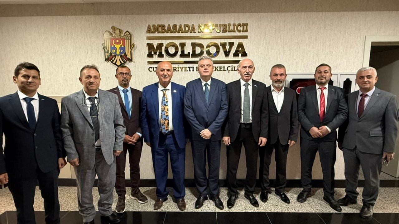KONİAD Heyetinden Moldova Büyükelçisi’ne Ziyaret