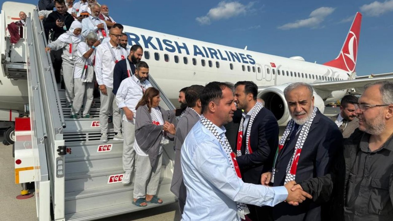 Özgürlük Filosu'ndaki 94 aktivist Türkiye'ye getirildi!