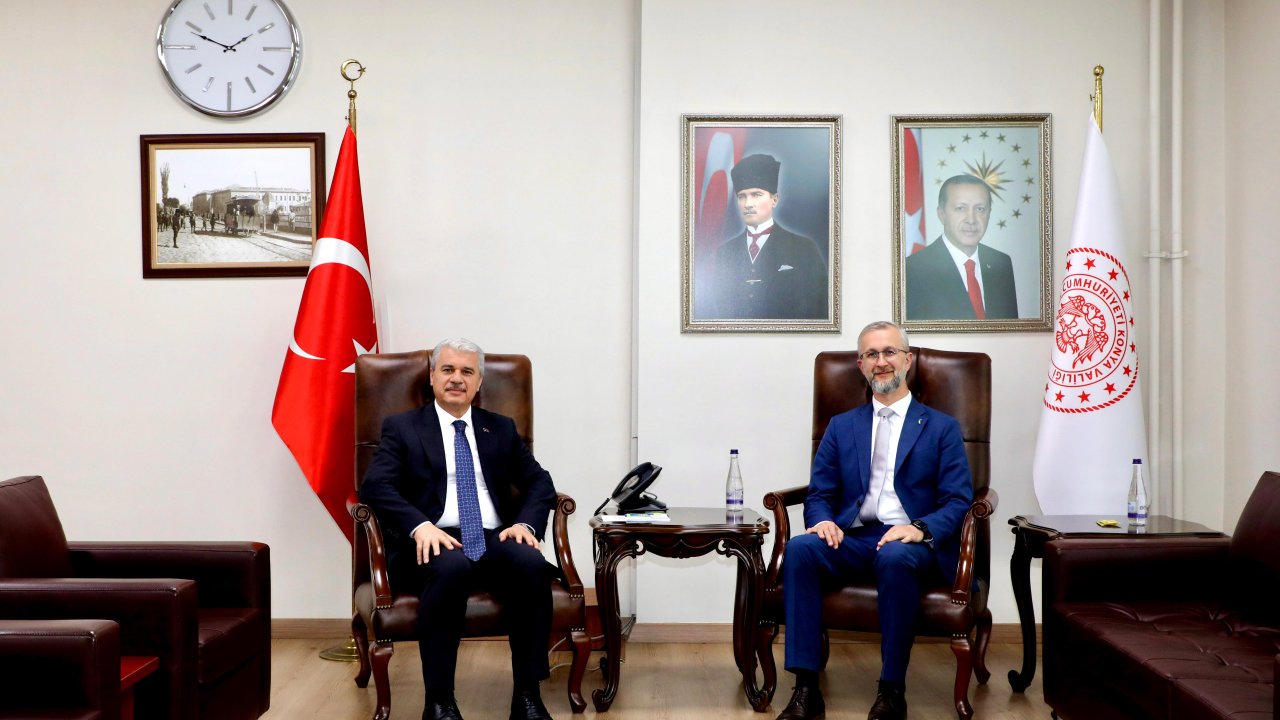 Ukrayna’nın Ankara Büyükelçisi'nden Konya Valiliği'ne ziyaret!