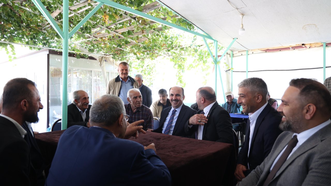 Uğur İbrahim Altay, Halkapınar ve Emirgazi'de vatandaşlarla bir araya geldi