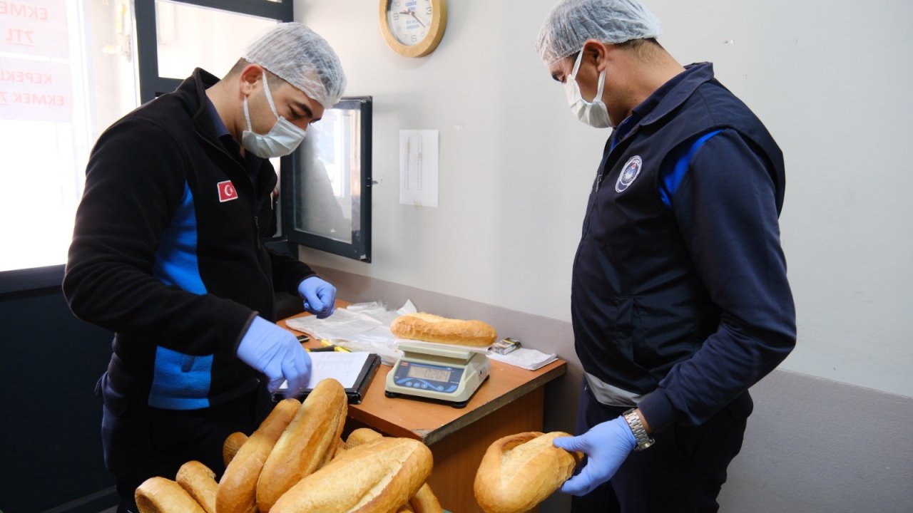 Akşehir Belediyesi Zabıta Ekipleri'nden fırın denetimi